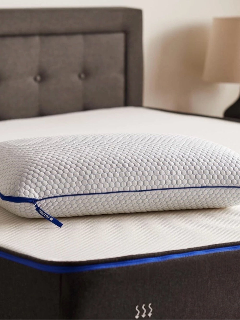 Nectar Tri-Comfort Adjustable Cooling Memory Foam Pillow - Picture 7 of 9